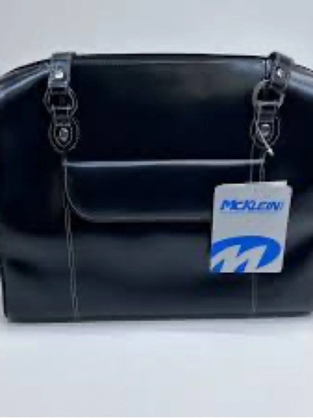 McKlein USA Genuine Leather Laptop Briefcase, Black